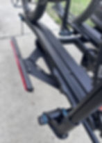 Thumbnail: Kody Technologies Single 16" bike rack light on a RockyMounts GigaWatt bike rack.