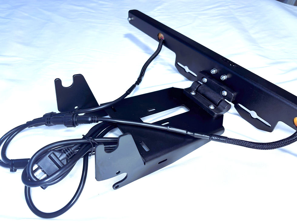 Thumbnail: QuikR Mach2 Bike Rack - Large Size Pivoting Double 16" Light