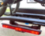 Thumbnail: Kody Technologies Single 16" bike rack light on a RockyMounts GigaWatt bike rack.