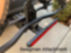 Thumbnail: Kody Technologies double 12" pivoting bike rack lights on a Swagman bike rack, swagman attachment method.