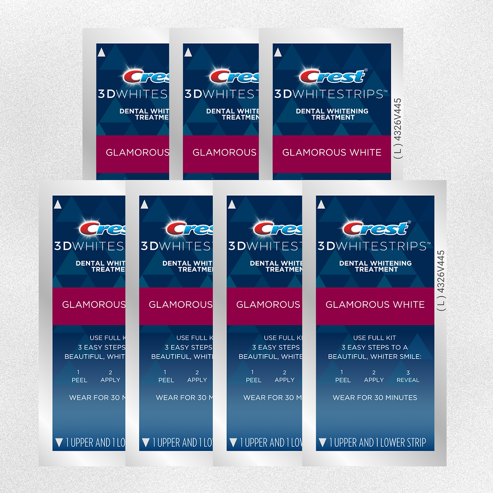 Thumbnail: Tandenbleekstrips Crest Glamorous 3D White Whitestrips