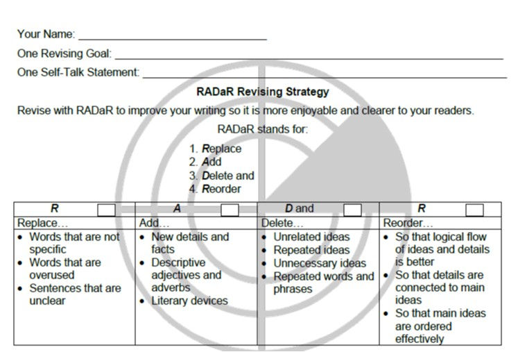 Radar Revising Strategy