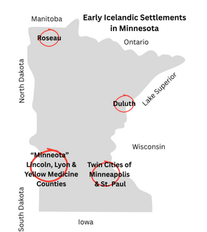 Icelandic Settlements in Minnesota