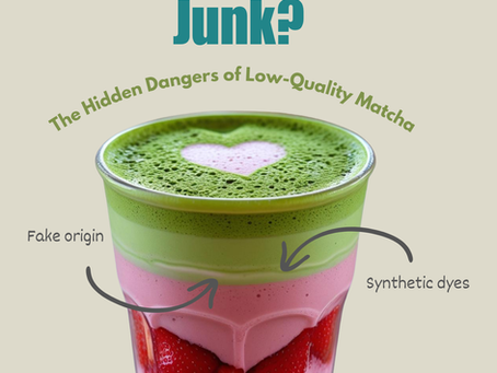 Food Safety Concerns in Matcha Drinks: The Risk of Food Fraud