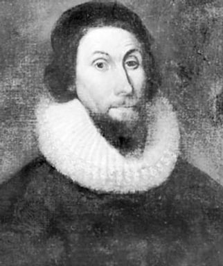 Anthonyv Van Dyck John Winthrop , Person who witnessed worlds First UFO sight