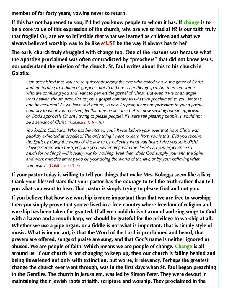 Core Values #6 Change