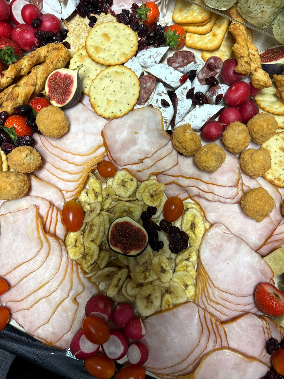 Meats Cheese and Crackers