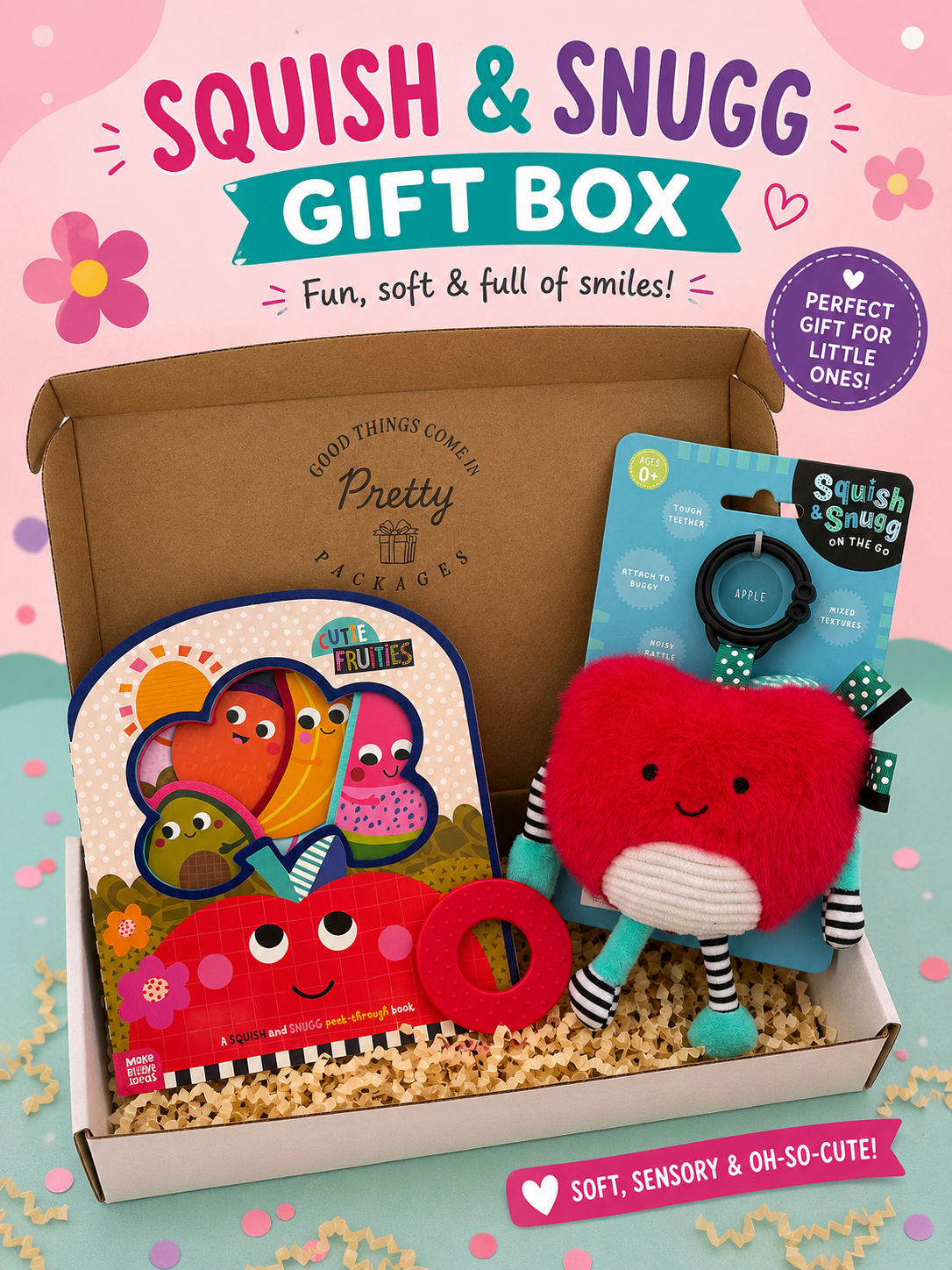 Squish and Snug Sensory Gift Box for Children