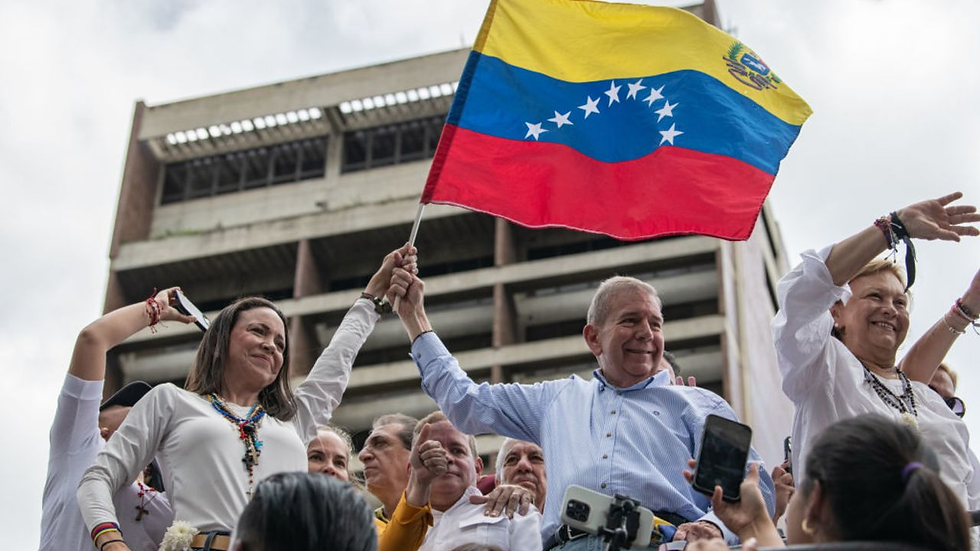 visepresidenta legítima María Corina Machado y presidente legítimo Edmundo López