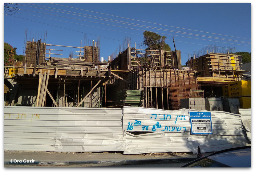 אתר בניה - תמ"א 38 - שיטוט בחיפה - טיול בחיפה - אחוזה