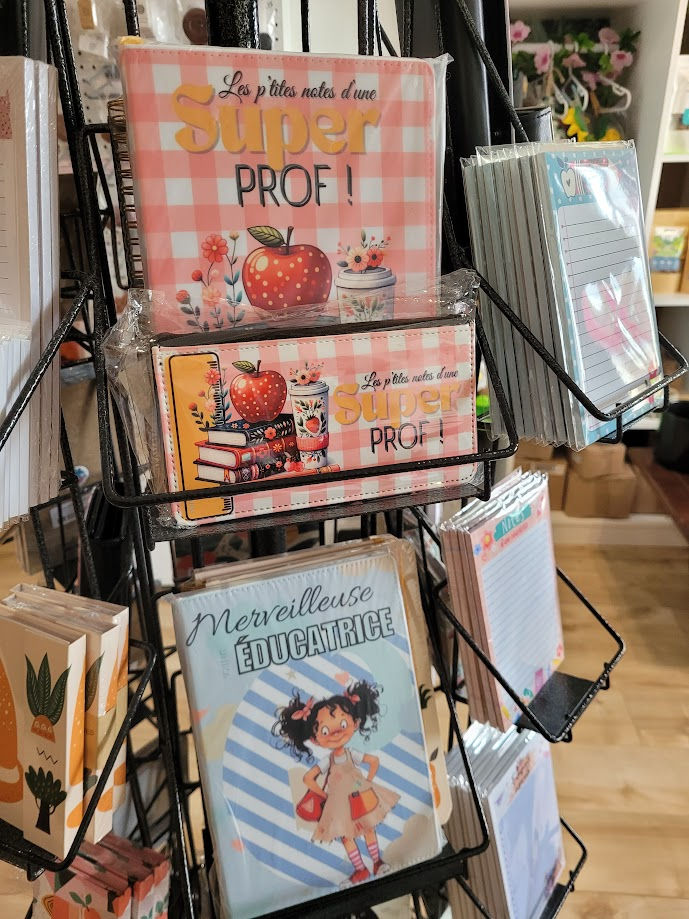 Miniature : Cahier : Les p'tites notes d'une super prof!