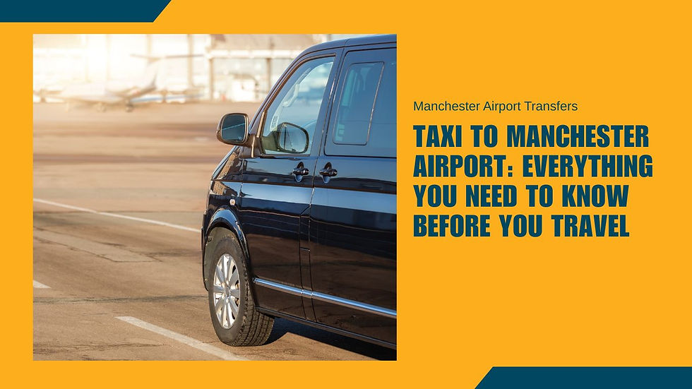 Travel to Manchester Airport Without the Last-Minute Rush