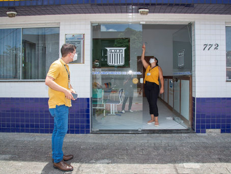 Equipe do IBGE visita espaços cedidos pela Prefeitura de Ubatuba para apoio ao Censo 2022