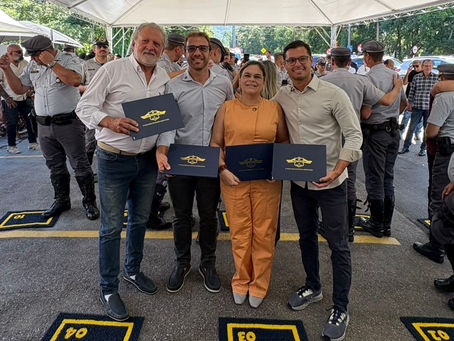 Colucci é homenageado pelo 6º Batalhão da Polícia Rodoviária