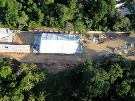 Construção das 12 estações elevatórias de esgoto na região sul de Ilhabela entra na fase final