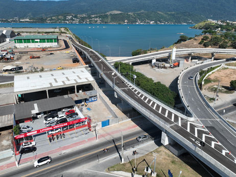 Novo acesso ao Porto de São Sebastião retira caminhões da área urbana e melhora mobilidade