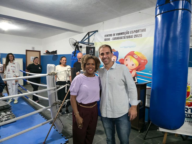 Centro de Formação de Boxe é inaugurado em Caraguatatuba e amplia oportunidades para jovens
