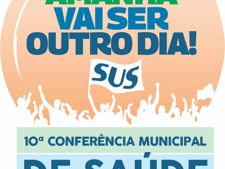10ª Conferência Municipal de Saúde acontece neste domingo no Tancredo