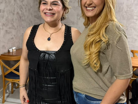 Flavia Pascoal reforça laços de amizade e parceria entre Ubatuba e Novo Cruzeiro
