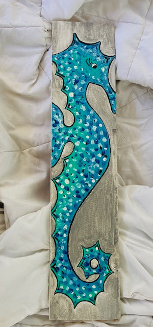 Salty Seahorse Paint & Sip/Duffys