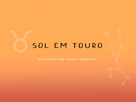 Sol em Touro