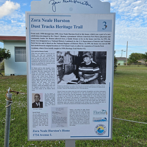 Zora Neale Hurston's Last Home In Fort Pierce, FL