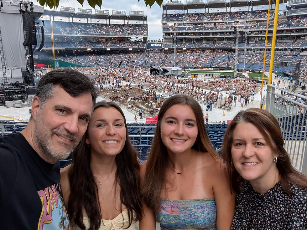 Lumineers with the whole family this month was more than just a birthday gift for the kids