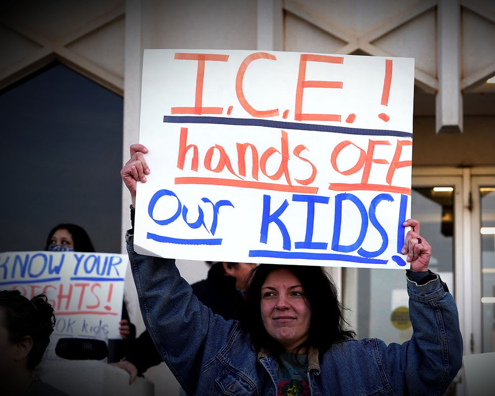 Parents oppose possible ICE raids in public schools at the Oklahoma State Dept of Education during a monthly board meeting in Oklahoma City, January 28, 2025. PHOTO: REUTERS/Nick Oxford