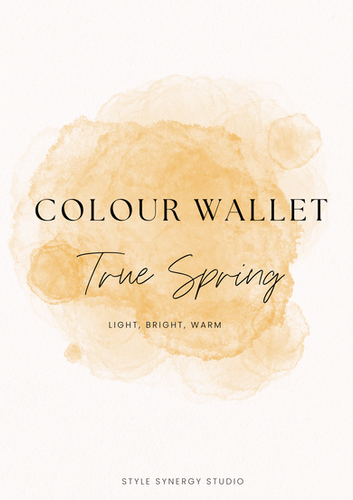 Spring Color Wallets True Spring | Digital Colour Wallet | Style Synergy Studio