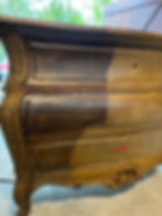 Décapage laser sur mobilier, escalier en bois