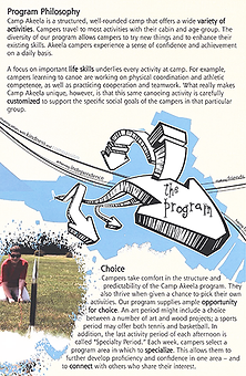 Camp Akeela Brochure Page 4: the Program