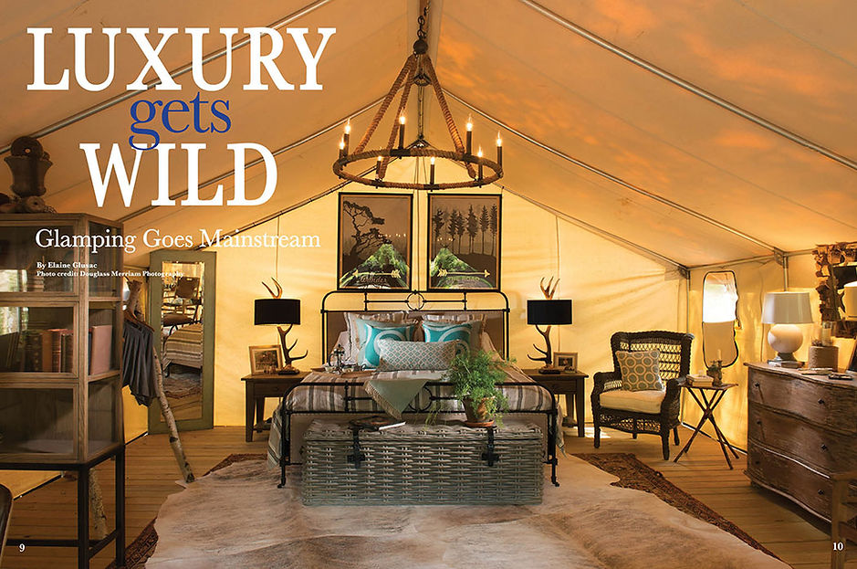 S'More Magazine: Luxury Gets Wild Article Spread
