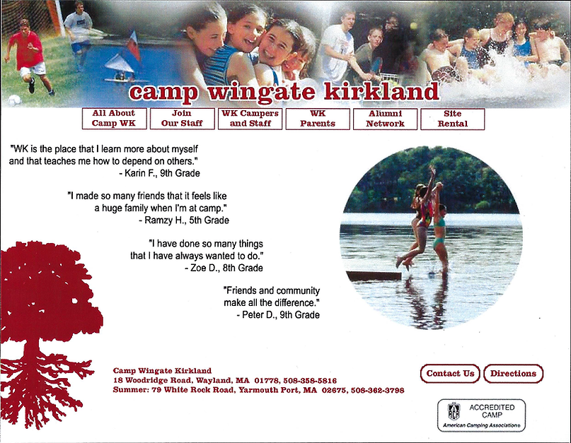 Camp Wingate Kirkland Overnight Camp Homepage