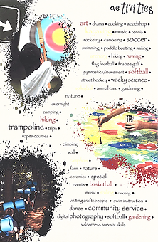 Camp Akeela Brochure Page 6: Activities