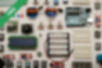 A circuit board on a desk