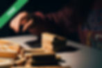 Wooden blocks on a white table