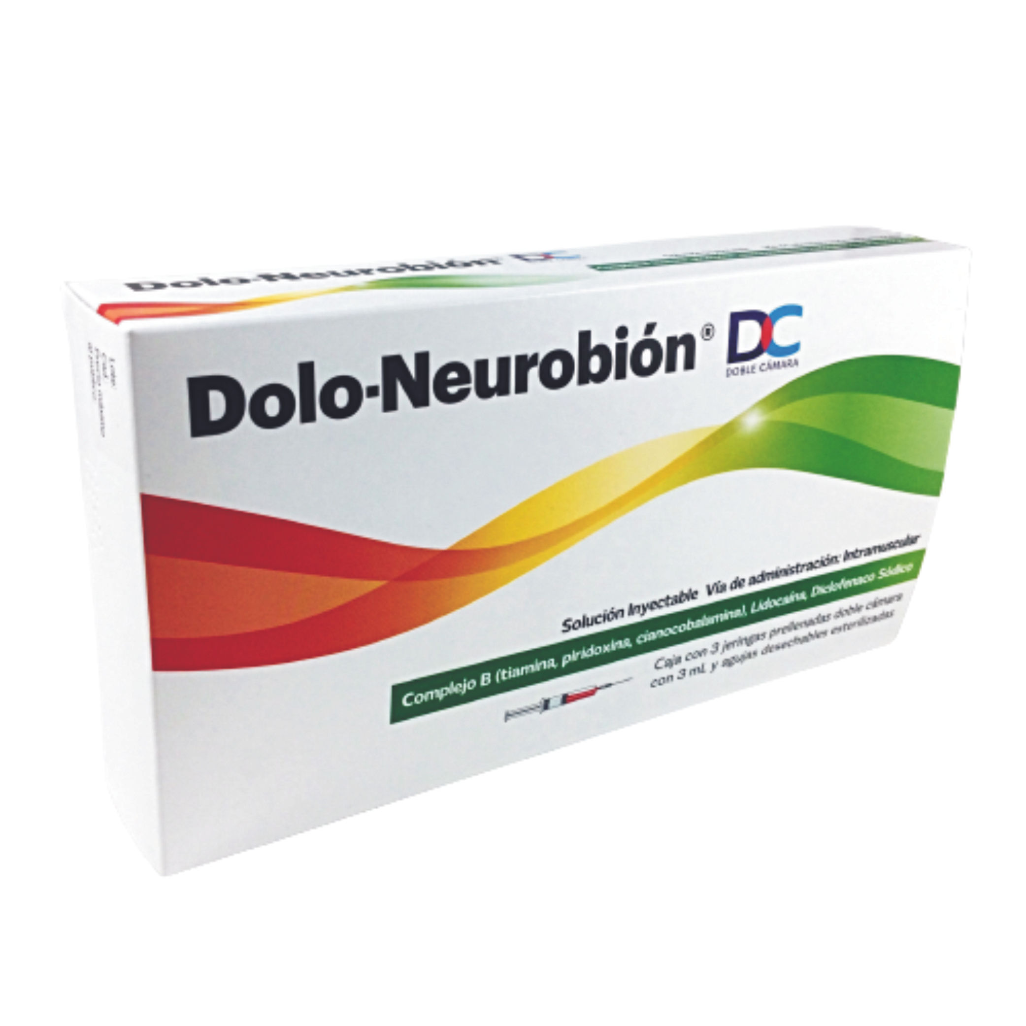 DOLO NEUROBION SIMPLE (3 DOSIS) DOBLE CAMARA