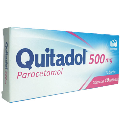 PARACETAMOL (QUITADOL) 500 MG. C/10 TABS | JMP