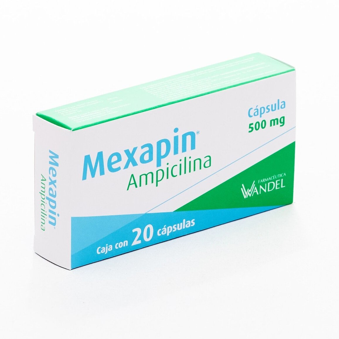 AMPICILINA  (MEXAPIN) 500MG C/20  CAPS.