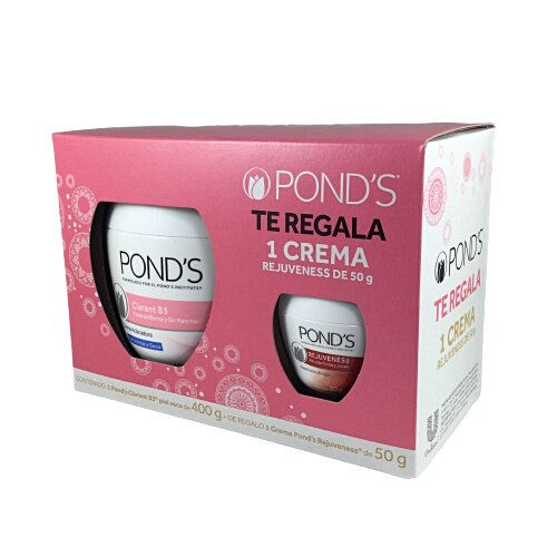 CREMA POND'S CLARANT B3 400GR + REJUVENESS 50GR