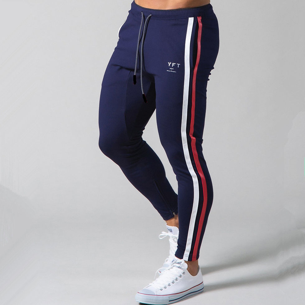 Thumbnail: Black Joggers Sweatpants Men Casual Pants Gym Fitness Workout Sportswear Trouser