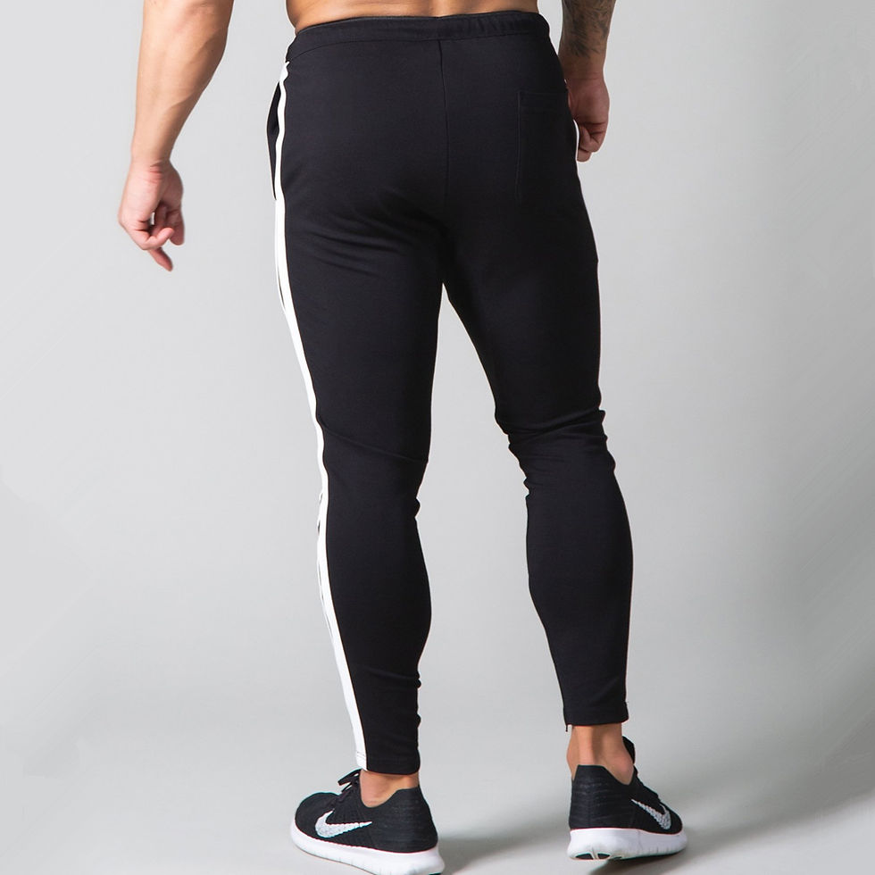 Thumbnail: Black Joggers Sweatpants Men Casual Pants Gym Fitness Workout Sportswear Trouser