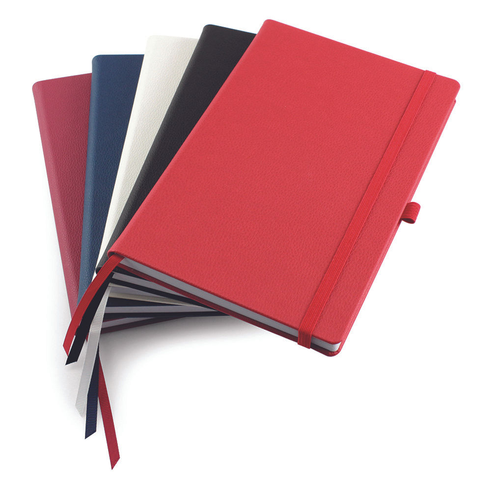 Deluxe Mix & Match A5 Casebound Notebook, in recycled Como.