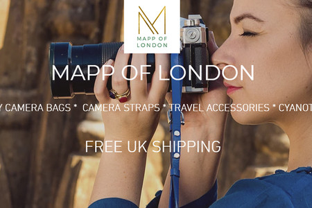 Mapp of London: Mapp of London design and make stunning leather camera bags and accessories, as well as cyanotype prints.