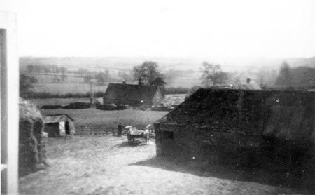 Open View across Manor Farm Rick Yard to Doctors Lane