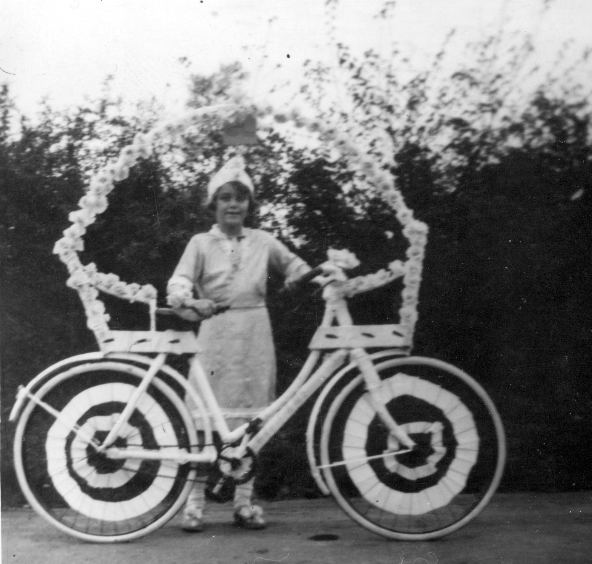 Kath Edwards as the Rose Queen, 1937
