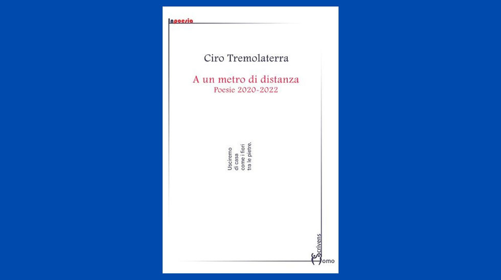 Prima presentazione di "A un metro di distanza" di Ciro Tremolaterra presso la libreria Iocisto
