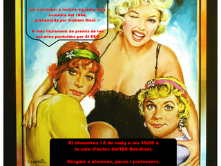 Este viernes Cineforum y entrega de premios a 4º ESO, para padres, alumnos y profesores