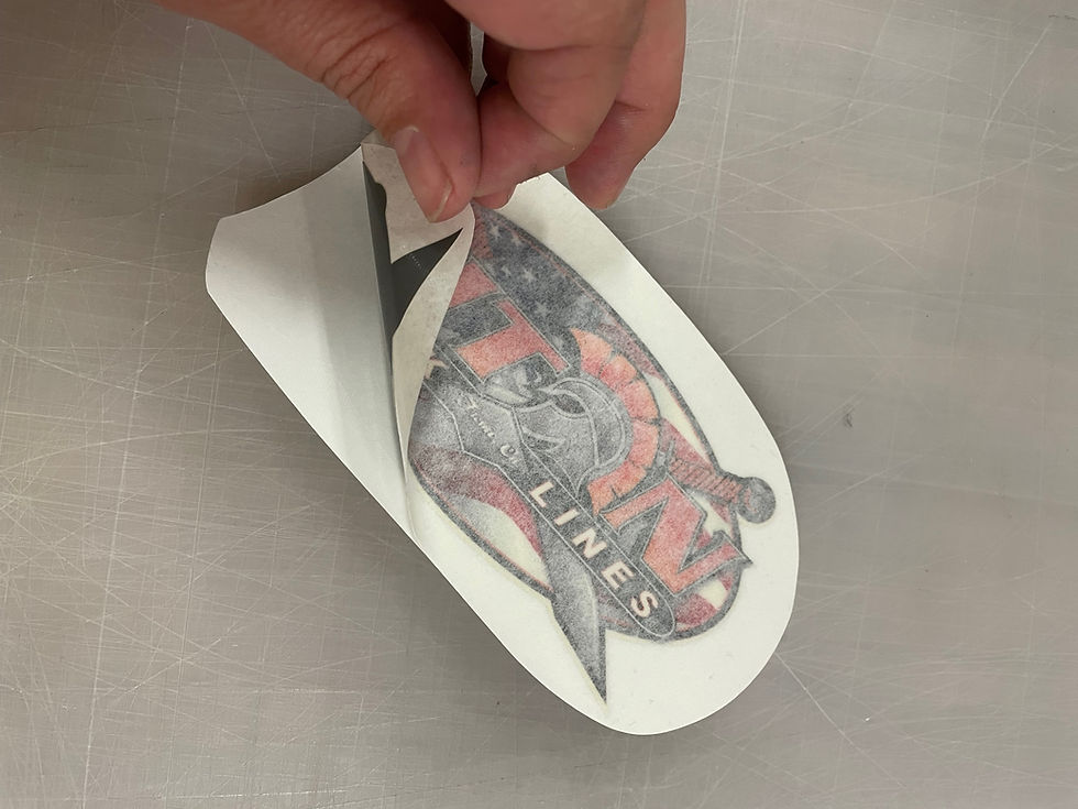 Printed decal for Titan Tank Lines of Fresno printed by Plain Insane Graphix