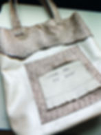 Everyday Elegant Tote Leather Personalized Message